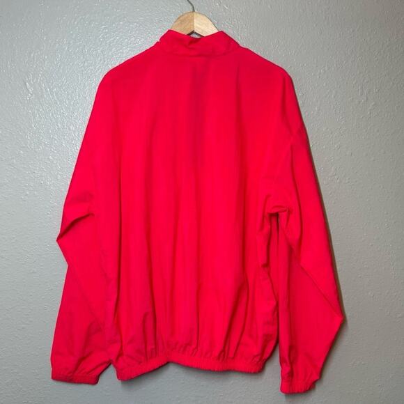 Key Florida Florida 1991 VTG Neon Pink 1/4 Zip Windbreaker Unisex One Size (XL) - Picture 3 of 8